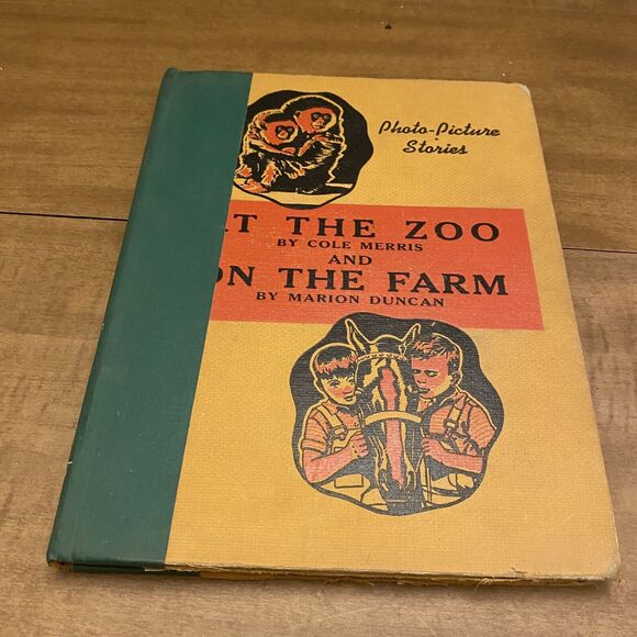 At The Zoo By Cole Merris 1941 - Picture 1 of 12